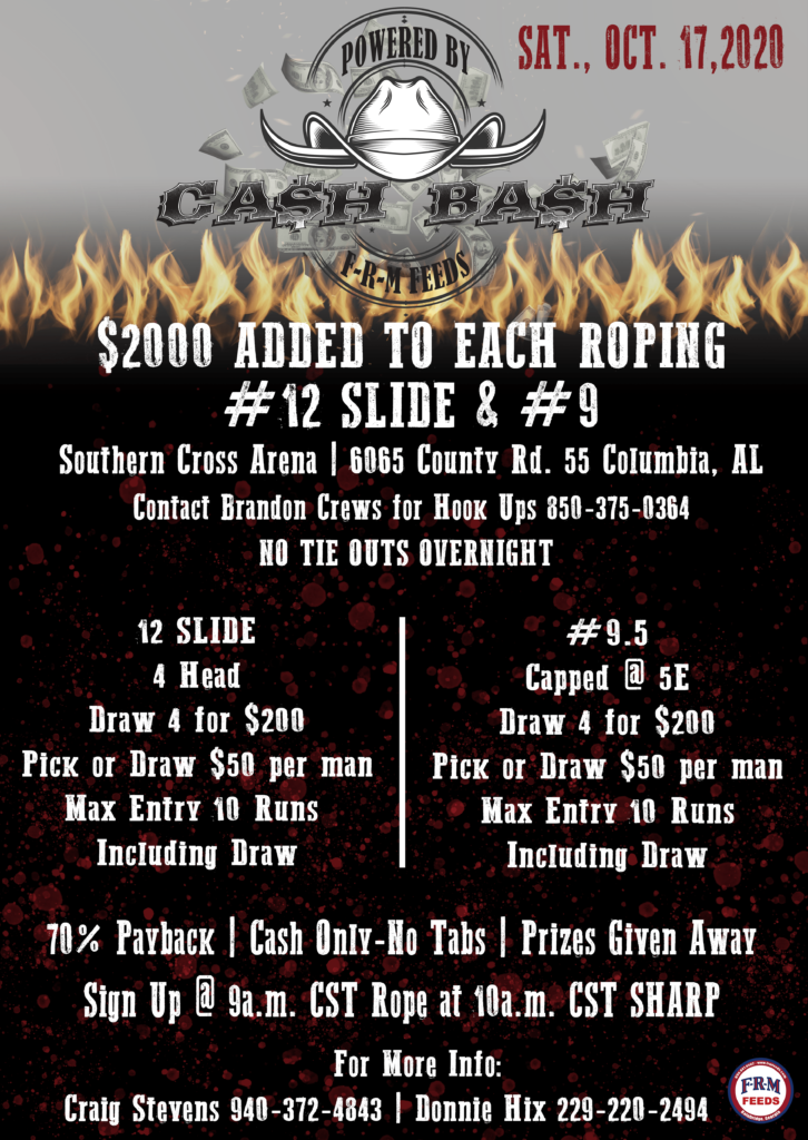 Cash Bash Roping - Flint River Mills, Inc.